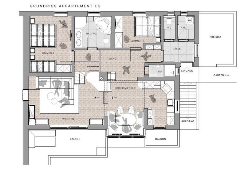 بنسيون Aparthotel Hohe Brücke