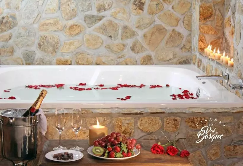 ホテル Cabañas La Vid Del Bosque