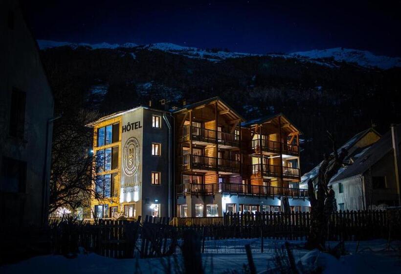 酒店 Hôtel Restaurant Le Monêtier