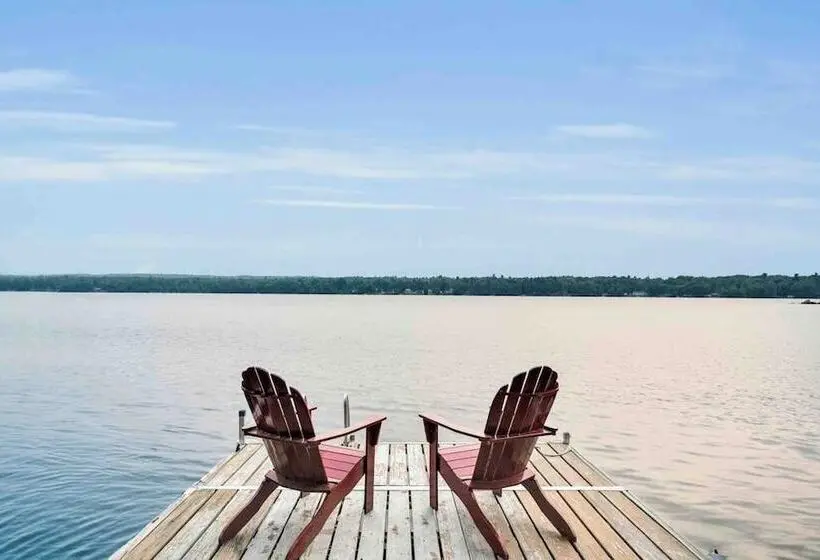 Elegant Lakefront Home Near Bar Harbor & Acadia With Modern Kitchen, Lake Views