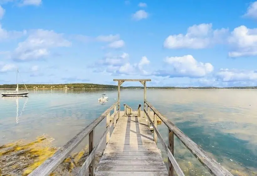 Waterfront Paradise With Dock, Big Yard, Sundeck & Epic Bay Views Dog Friendly