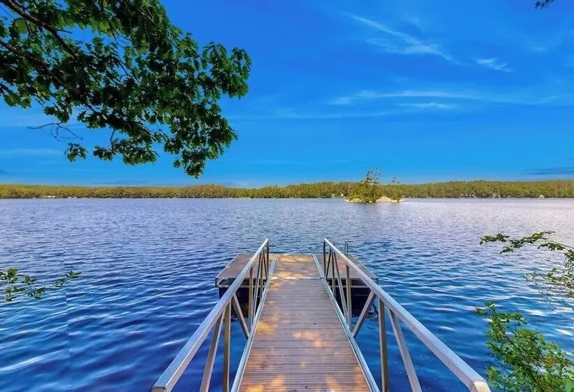 Lakefront Cottage With Dock, Screened Porch, & Island In Biscay Pond