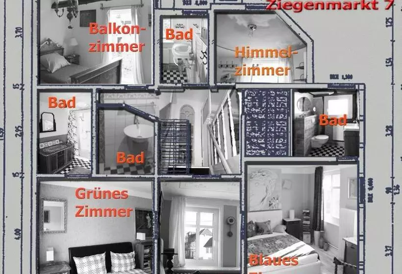 ペンション Ferienhaus Am Kunstspeicher