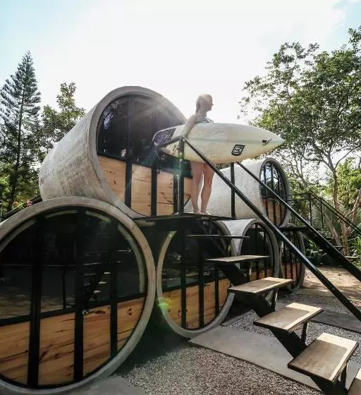 Retkeilymaja Pipe House Playa Grande