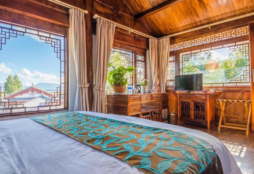 펜션 Lijiang Three Wells Inn