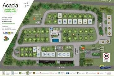 酒店 Acacia Caravan Park & Holiday Units