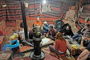 تختخواب و صبحانه Petra Sand Mars Camp