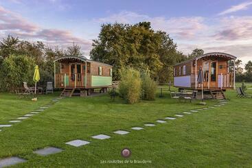 펜션 Les Roulottes De La Brauderie