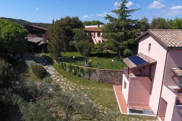 교외 호텔 Agriturismo Poggio Corbello