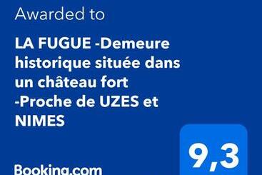 펜션 La Fugue Chambres D Hôtes De Charme , Demeure Historique,piscine,jardin Proche Uzes Nimes Ales