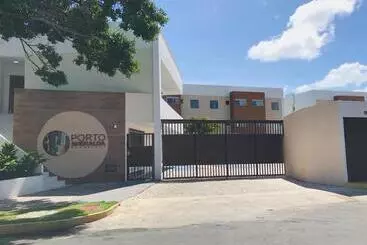 アパートホテル Porto Smeralda Guarajuba 100m Praia
