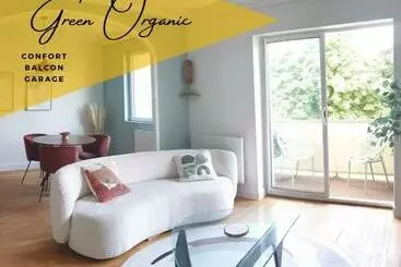 ツーリストアパートメント Green Organic Balcon & Garage