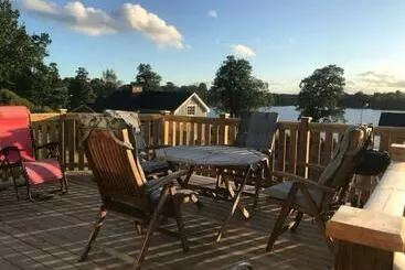 ツーリストアパートメント Välutrustad Stuga Med Vacker Sjöutsikt