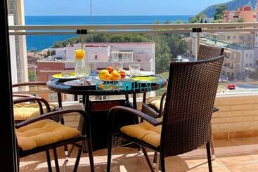 游客公寓 Menta Apto. Con Piscina A Solo 200m De La Playa