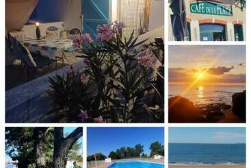 ツーリストアパートメント Rose Cottage, Vendée Globe , Parc Privé