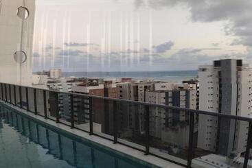 هتل آپارتمان Studio Time 1312 Luxo Ponta Verde Maceió Al