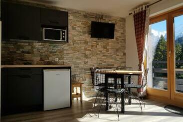 Turistihuoneistot Appartement Saint Gervais Les Bains Piscine Et Vue Imprenable Mont Blanc