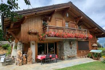 شقق خاصة سياحية Chalet Des Fleurs Vue Exceptionnelle Chaine Du Mont Blanc