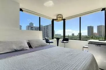 アパートホテル Waikiki Beach Modern Studio No Resort Fee Best Location