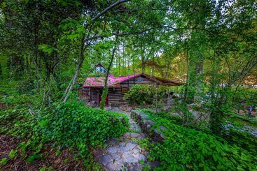 Сельский дом Bear Creek Lodge And Cabins In Helen Ga Pet Friendly, River On Property, Walking Distance To Downt