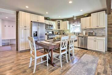 Quaint Creekside Cottage W/ Porch & Backyard!