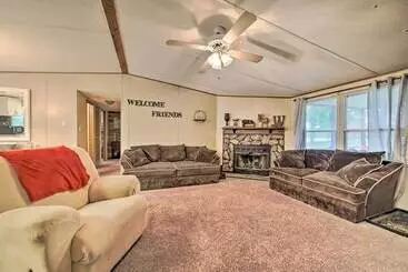 コテージ Family Friendly Norris Lake Home W/ Fire Pit!
