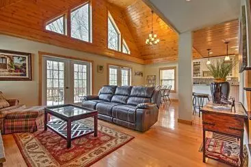 コテージ Deluxe Log Cabin W/ Pool Table: 1 Mi To Hike & Ski