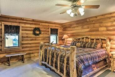 茅舍 Hill City Log Cabin W/ On Site Trout Fishing!