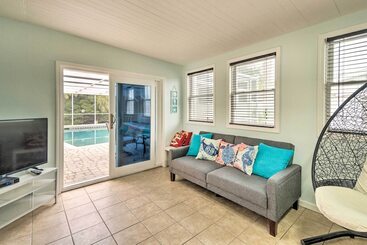 별장 Home W/ Dock, Pool, Kayaks: Walk To Palma Sola Bay