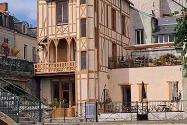 민박 Logis La Maison à Pan De Bois Chambre Art Deco