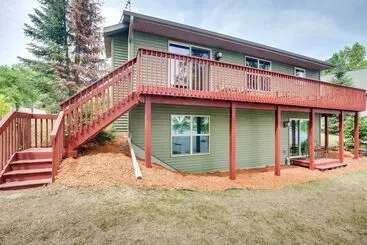 コテージ Pet Friendly Wisconsin Cabin On Lake W/ Fire Pit!