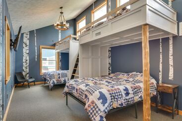 コテージ Spacious Old Forge Condo W/ Patio & Fire Pit!