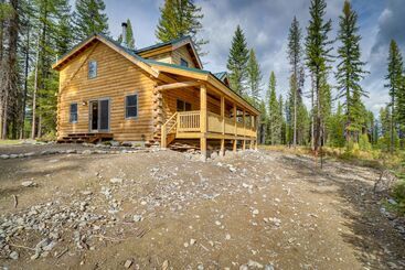 Hus på landet Secluded Cabin W/ Mtn Views ~ 33 Mi To Bigfork!