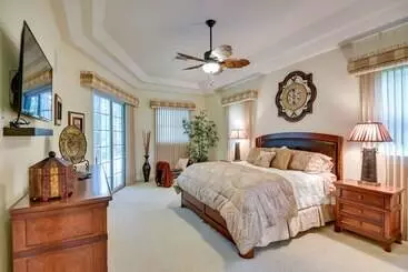 کلبه Breezy Palm Coast Golf Retreat W/ Pool + Lanai!