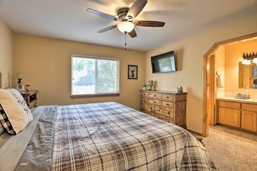 茅舍 Pet Friendly Big Bear Cabin ~ 6 Mi To Ski Resorts!