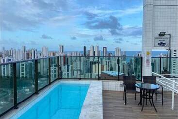 アパートホテル Flat No Coração De Boa Viagem