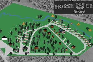 הוסטל Cabin 8 At Horse Creek Resort