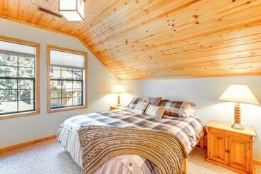茅舍 1 Mi To Skiing: Cabin W/ Deck In Bear Valley!