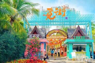 בית מלון כפרי Mangrove Tree Resort World Sanya Bay Coconut