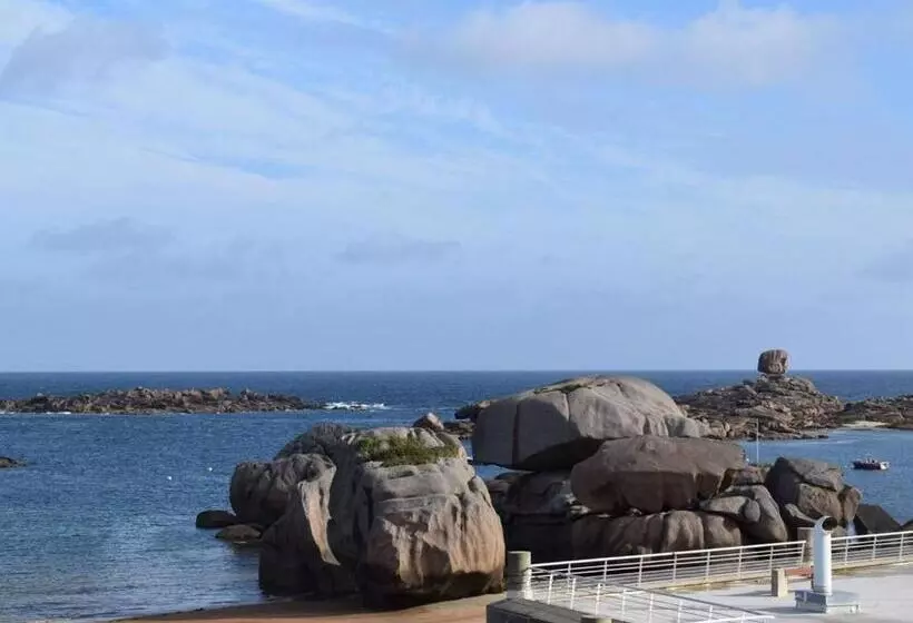 Appartement Vue Mer Exceptionnelle Avec Terrasse Et Parking à Trégastel 2 Chambres Fr 1 368 29