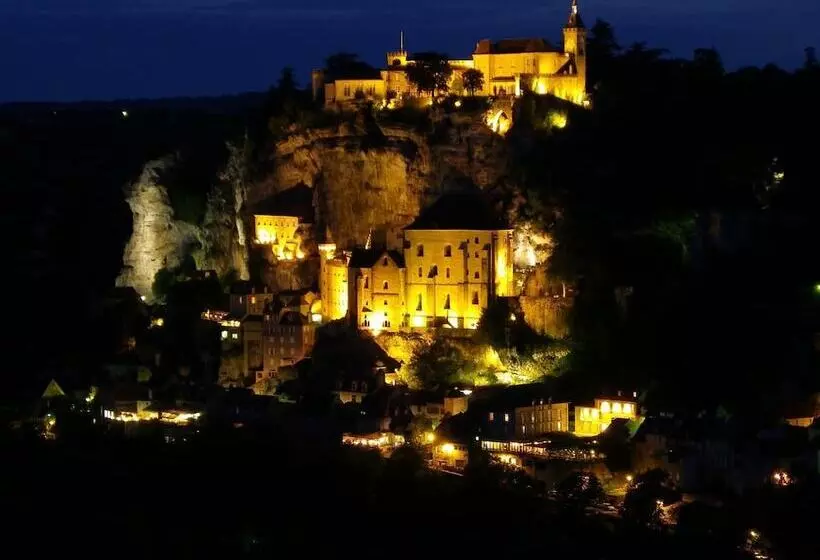 בית מלון כפרי Hôtel Le Troubadour à Rocamadour