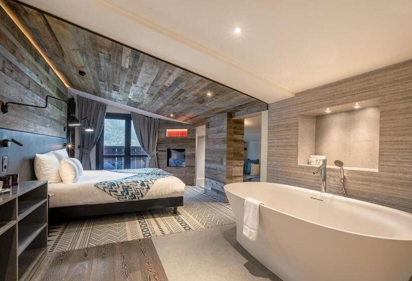 هتل Chalet Hôtel Le Prieuré & Spa