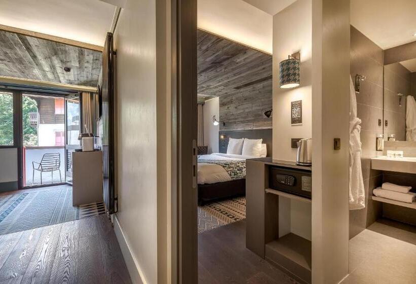 هتل Chalet Hôtel Le Prieuré & Spa