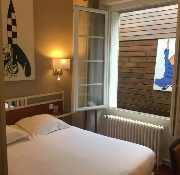 هتل Logis Hôtel Restaurant Le Monarque