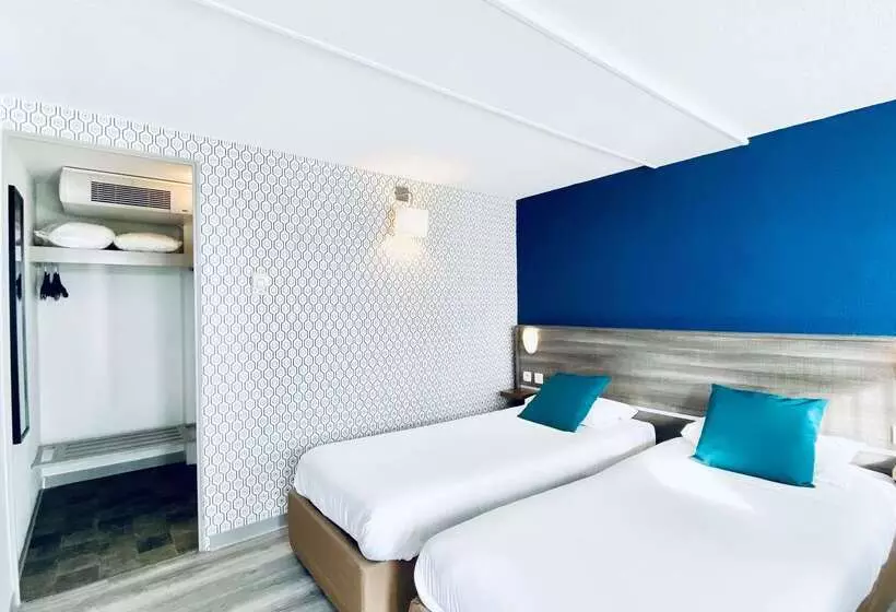 Отель Restaurant Kyriad de Péronne