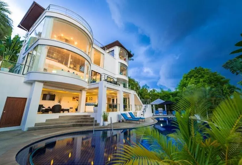 White Stone   Luxurious Sunset View 4 Bed Pool Villa