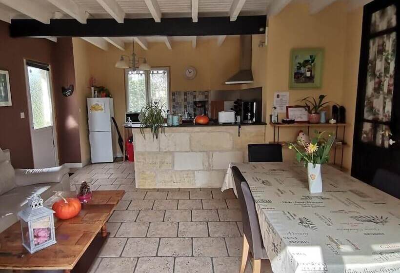 Пансион Chambres Et Gîte Peyroutas Amélie à Vignonet St Emilion