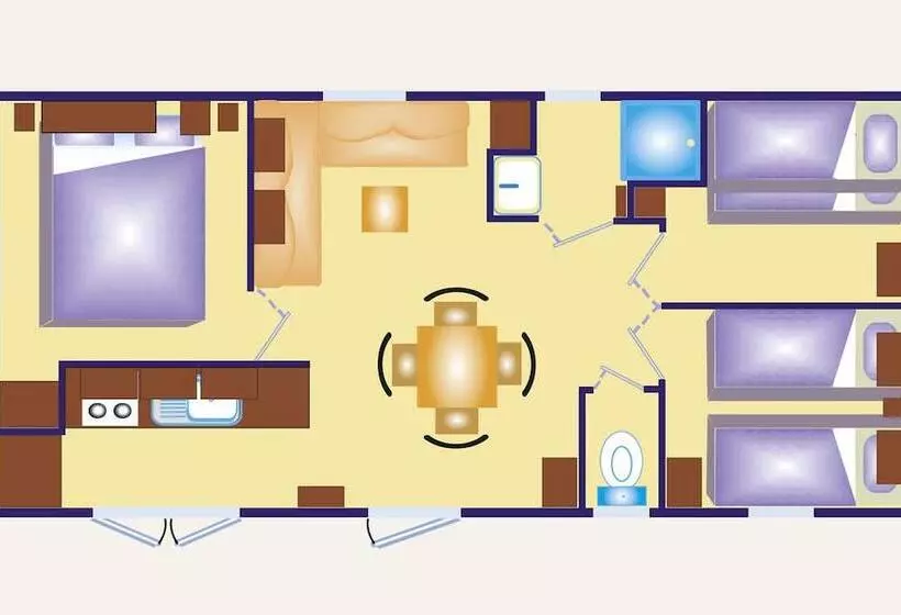 Hotelli Bungalow Camping Parc Montana