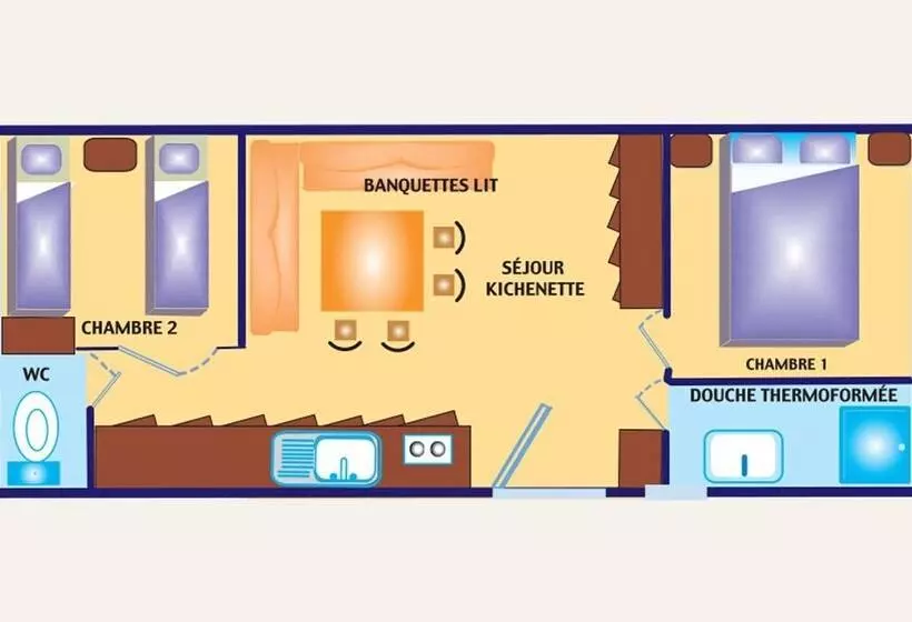 Hotelli Bungalow Camping Parc Montana