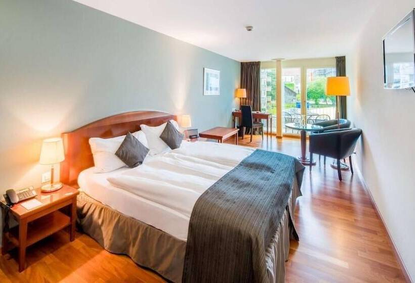 فندق Hôtel Rallye & Entrées Aux Bains De La Gruyère